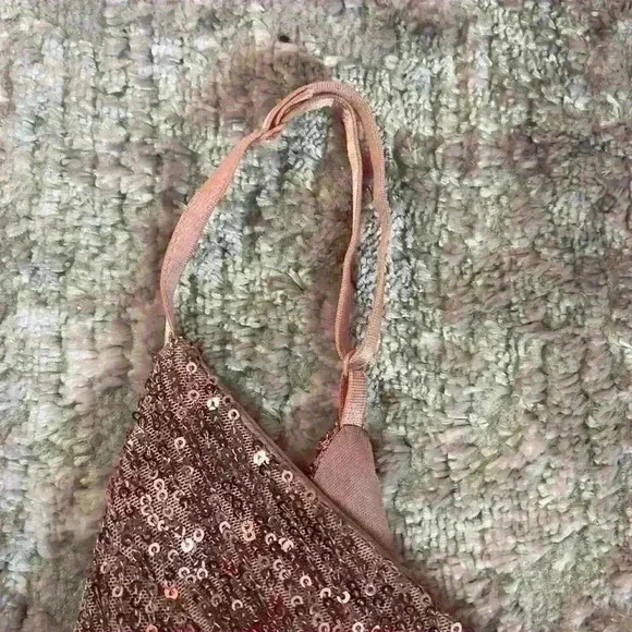 Macy's Glittering Sequin Dress in Bronze - Picture 3 of 7